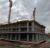 Ход строительства дома 1 в ЖК СКМ Ривер -