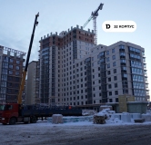 Ход строительства дома Литер 1, уч. 1642 в ЖК Парк Победы 2 -