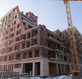 Ход строительства дома 1 в ЖК Риваят -