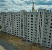 Ход строительства дома 48 в ЖК Вишневая Горка -