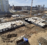 Ход строительства дома 4 в ЖК Речной квартал -