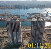 Ход строительства дома № 5.1 в ЖК Новоостровский -