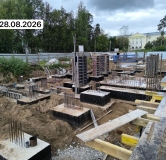 Ход строительства дома 12.1 в ЖК Квартал КАМА -
