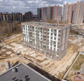 Ход строительства дома 30 в ЖК Живи! в Рыбацком -