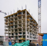 Ход строительства дома 35, корпус 1 в ЖК Новое Колпино -