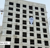 Ход строительства дома секция 1 в ЖК Вектор премиум-квартал -