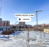 Ход строительства дома 1.1 в ЖК Самолет -