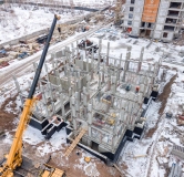 Ход строительства дома 3.2.1 в ЖК Остров на Норильской -