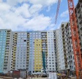 Ход строительства дома 5.4 в ЖК Новокольцовский -