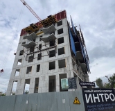 Ход строительства дома 54 в ЖК Интро -