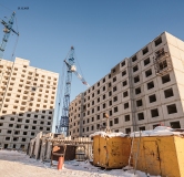 Ход строительства дома 1.3.1, секции Д,Е,Ж в ЖК Новая Дема -