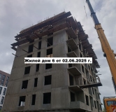 Ход строительства дома 36 в ЖК Источник -