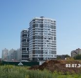 Ход строительства дома 70Б,  к с в ЖК Символ -