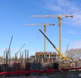 Ход строительства дома 5 в ЖК По ул. В. Абазарова -