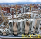 Ход строительства дома 12, 1 этап в Микрорайон Нанжуль-Солнечный -