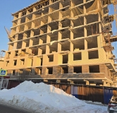 Ход строительства дома 1 в ЖК Локомотив -