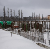 Ход строительства дома 114ю, поз.2, 1 этап в ЖК Флора (FLORA) -