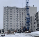 Ход строительства дома 1.1 в ЖК Родные Просторы -