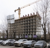 Ход строительства дома 1 в ЖК Страна.Энтузиастов -