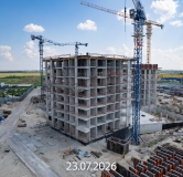 Ход строительства дома 21, ГП-72.105 в ЖК Мириады -