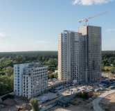 Ход строительства дома 1 в ЖК Страна -