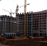 Ход строительства дома 1 в ЖК Батталовский -