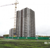 Ход строительства дома 22-11 в ЖК Романтики -