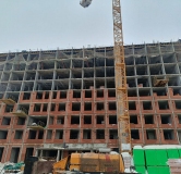 Ход строительства дома 1 в ЖК Северный -