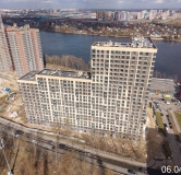 Ход строительства дома 96 в ЖК Живи! в Рыбацком -