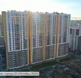 Ход строительства дома 405.1 в ЖК Шуваловский -