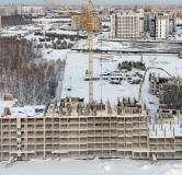 Ход строительства дома 25, корпус 1 в ЖК Хито -