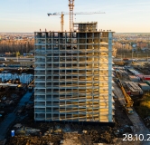Ход строительства дома № 1 (1713) в ЖК Сибирский -