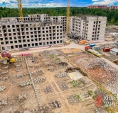 Ход строительства дома 1 Этап, Корпус А в ЖК Квартал Заречье -