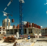 Ход строительства дома 21, ГП-72.105 в ЖК Мириады -