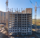Ход строительства дома 3.2.1 в ЖК Остров на Норильской -