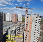 Ход строительства дома № 2 в ЖК Московский -