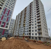 Ход строительства дома 9 в ЖК Ежевика -