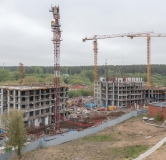 Ход строительства дома 1 в ЖК Страна -