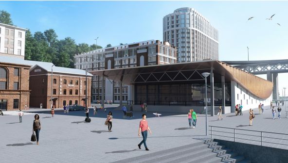  Первая ивент-площадка  появится на улице Черниговской уже в 2019 году в рамках проекта редевелопмента