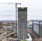 Ход строительства дома № 117, корпус 13 (4Б) в ЖК Фатера -