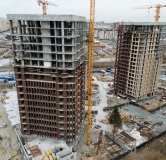 Ход строительства дома 42/1 (ГП-3) в ЖК Фора -