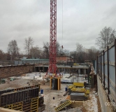 Ход строительства дома 1.2 в ЖК На Шефской -