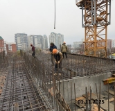 Ход строительства дома № 120-122 в ЖК Высота -