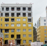 Ход строительства дома 4-2 в ЖК Лес -