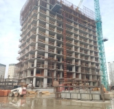 Ход строительства дома 1 в ЖК Расцветай на Кропоткина -