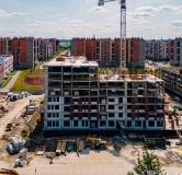 Ход строительства дома 33 в ЖК Новое Колпино -
