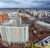 Ход строительства дома 12а в Микрорайон Нанжуль-Солнечный -