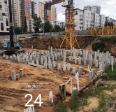 Ход строительства дома 7 в ЖК Истории -