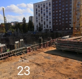 Ход строительства дома 7 в ЖК Истории -