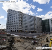Ход строительства дома 5Б, 1 этап в ЖК ЛСР.Большая Охта -
